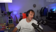 kurzer Stream halb lebendig