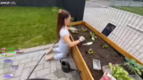 Gartenarbeit: Beet-Reparatur…