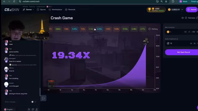 5000 Coins verloren: Crash, Roulette und Battle Royale mit 64 Spielern
