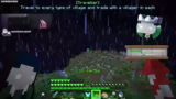 Minecraft-Welt und Niederschl…
