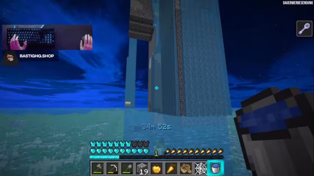 Abenteuer in der schwebenden Minecraft-Welt