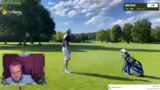 Golfrunde und Schlägerwahl
