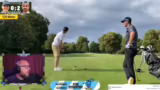 Golf-Challenge gegen einen Pr…