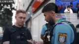 Polizeikontrolle im Bahnhofsv…