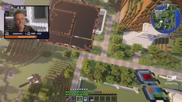 Vorbereitungen für Bauprojekte in Minecraft abgeschlossen