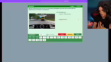 Beginn des Fahrschultests und…