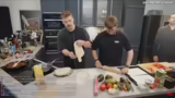 Braten der Wraps und Diskussi…