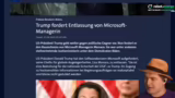 Trump fordert Entlassung von…