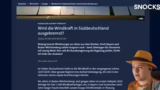 Windkraftausbau in Süddeutsch…