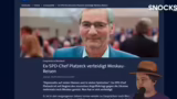 Ex-SPD-Chef Platzek reist ern…