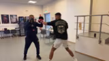 Kämpfer bereitet sich auf wichtiges Duell vor