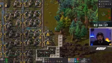 Start der Factorio Hardcore Deathworld…