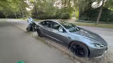 Abholung eines Tesla Model 3 Long Range in Quecksilber