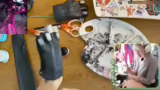 Färben der Handschuhe, Repara…