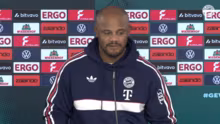 Pressetalk mit Vincent Kompany vor VfL…