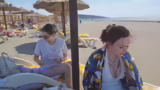 Am Strand in Montenegro mit @juliamitj…
