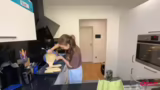 Teigzubereitung und Ofen