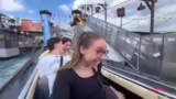 Fahrt mit der Achterbahn