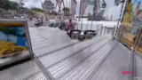 Fahrt mit dem Sky Fall
