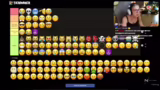 Handy auf Englisch und Emoji-…