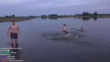 Schwimmen in der Elbe und Ste…