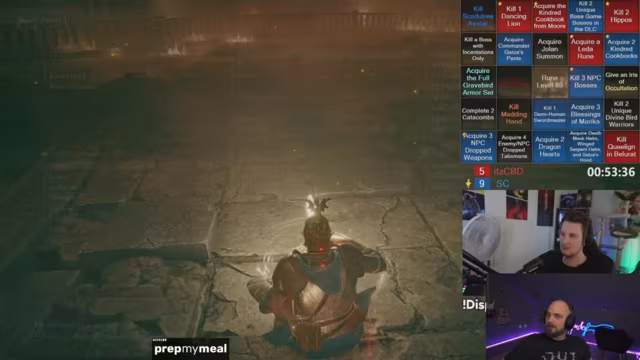 No-Hit-Experiment im Elden-Ring-Randomizer scheitert