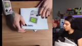 Beginn des Lego-Gameboy-Aufba…