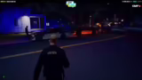 Ermittlungen am Streifenwagen…