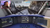 Zugfahrt im Schnee mit Trains…