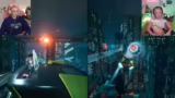 Cyberpunk-Elemente, Parkhaus-…