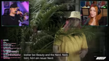 Quatschen, danach BEAUTY AND THE NERD m…