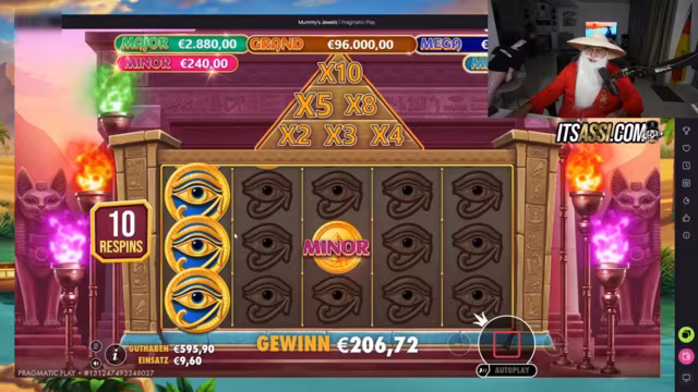 Slot-Prüfungen mit Schwert der Weisheit und Bosskämpfen