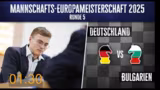 Runde 5 bei der Mannschafts EM - Deutsc…