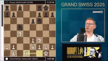 Grand Swiss Runde 2 - Vinny K- vs Xiong…