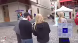Bingo-Spiel in der Fanzone