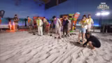 Vier Teams kämpften in der Sandkasten-WM um die goldene Kokosnuss