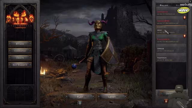 Erfahrung im Action-RPG Diablo II: Resurrected geteilt