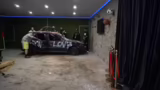 Sammy im Auto Stunt