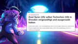 Ankündigung verschiedener The…