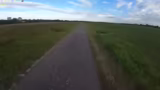 Power Ranger auf dem Fahrrad…
