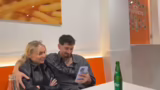 Essen im Burgerladen und Gesp…