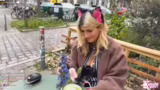 Frühstück im veganen Café und…