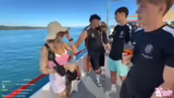 Platzsuche auf dem Schiff und…
