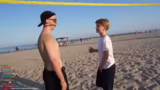 Volleyballspiel, Strandbeschw…