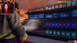 Feuerwehreinsatz und Teamzusa…