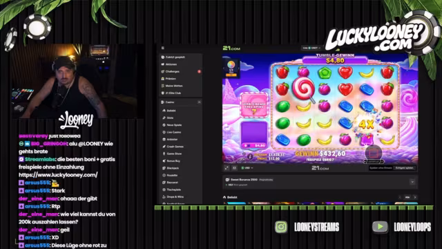 Chaotischer Casino-Abend: Risiko oder Geschick? looney testet LuckyV