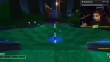 Neue Runde Golf mit Zuschauern