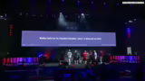 Minecraft Quiz auf der Bühne