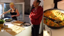 Selbstgemachte Pasta mit Brokkoli-Sahne…