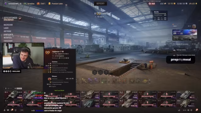 Nach langer Pause: Freitag-Abend-Stream mit Panzer-Gefechten